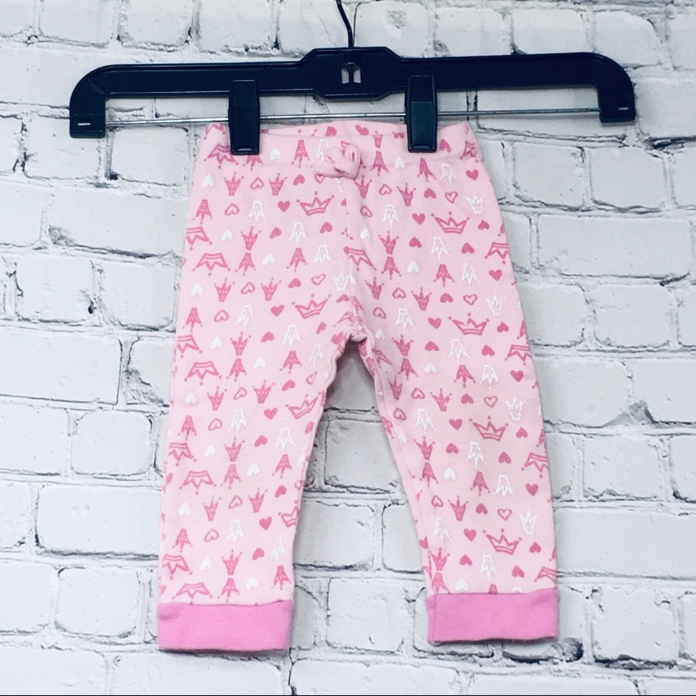 Baby Girl Princess Pink Pants 6-9 months